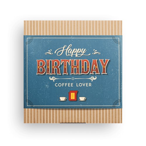 Happy Birthday Specialty Coffee Gift Box of 7 - Next Day Delivery